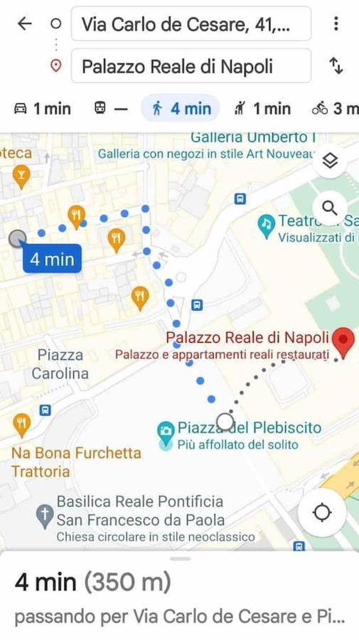 נאפולי Traversa Toledo, Intero Appartamento Al Plebiscito מראה חיצוני תמונה