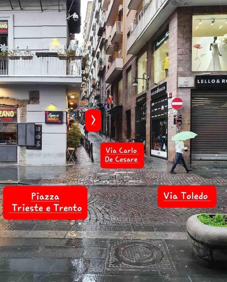 נאפולי Traversa Toledo, Intero Appartamento Al Plebiscito מראה חיצוני תמונה